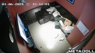 Japanese college couple fucks in karaoke