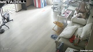 Married Turkish couple fucks on the couch