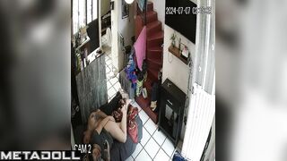 Real married couple having sex on their bed hard hidden camera