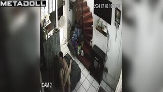 Chunky Russian brunette wife fucks a stranger voyeur cam