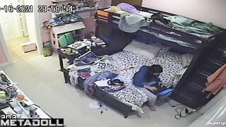 Cute Canadian girl masturbates watching porn