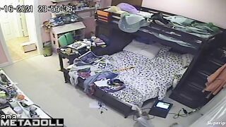 Cute Canadian girl masturbates watching porn