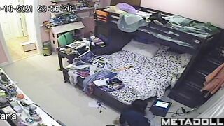 Cute Canadian girl masturbates watching porn