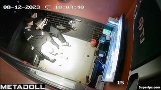 Korean college couple masturbating in the karaoke