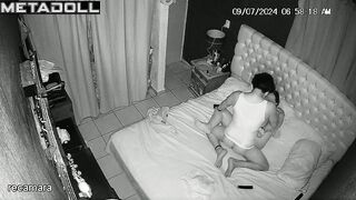 Chunky Finnish brunette step-mom fucks a young guy spy cam record