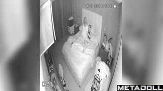Tattooed Australian blonde student girl gets fucked by her husband live