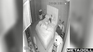 Tattooed Australian blonde student girl gets fucked by her husband live