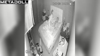 Amazing amateur Romanian couple having sex brutally in their bed live HD
