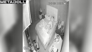 Amazing amateur Romanian couple having sex brutally in their bed live HD