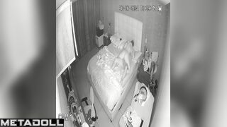 Amazing amateur Romanian couple having sex brutally in their bed live HD