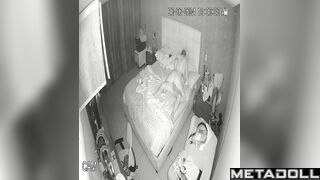 Amazing amateur Romanian couple having sex brutally in their bed live HD