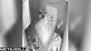 Amazing amateur Romanian couple having sex brutally in their bed live HD