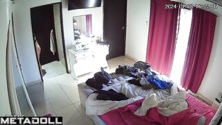 Big ass French blonde MILF with big busty tits in new panties