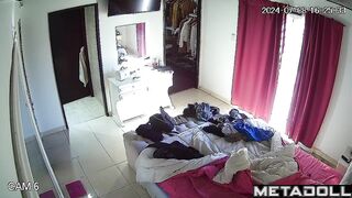 Big ass French blonde MILF with big busty tits in new panties