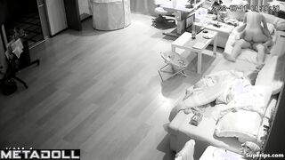 European tattooed woman fucks her husband