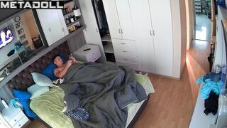 Brunette Milf gets fucked hard on her bed