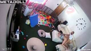 Naughty Latina mom rides her husband