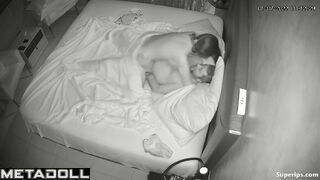 Sleepy mature woman rides her husband