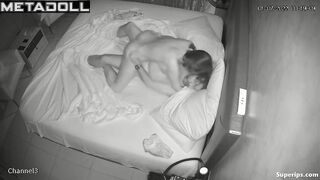 Sleepy mature woman rides her husband