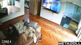 Naughty stepdaughter gives her dad a handjob
