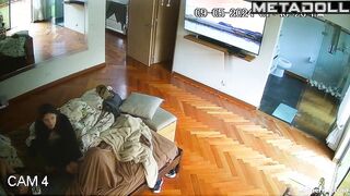 Naughty stepdaughter gives her dad a handjob