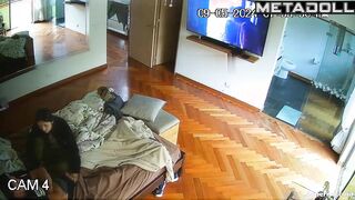 Naughty stepdaughter gives her dad a handjob