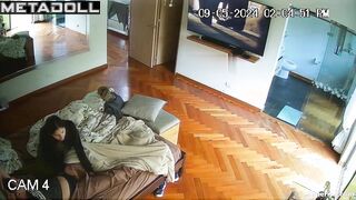 Naughty stepdaughter gives her dad a handjob