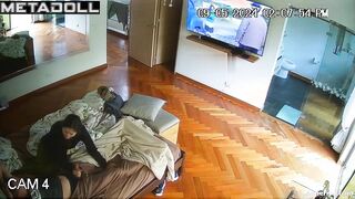 Naughty stepdaughter gives her dad a handjob