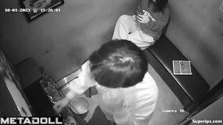 Korean college couple has sex at karaoke