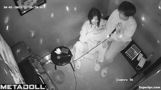 Korean college couple has sex at karaoke