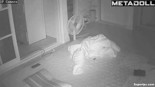 Korean spinster woman masturbates in her bed