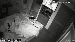 Naughty Latina woman masturbates with a dildo