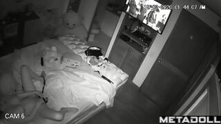 Naughty Latina woman masturbates with a dildo
