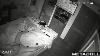 Naughty Latina woman masturbates with a dildo