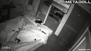 Naughty Latina woman masturbates with a dildo