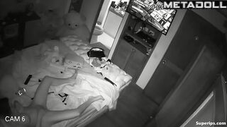 Naughty Latina woman masturbates with a dildo