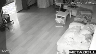 Gorgeous woman in lingerie fucks her husband