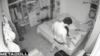 Latin woman gives a blowjob to her husband