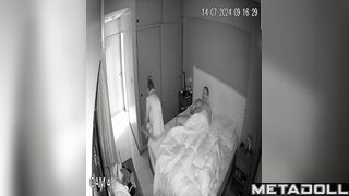 Naughty naked Belgian brunette step-mom receives oral sex