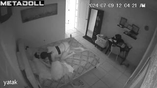 Newly married couple fuck in their bedroom online