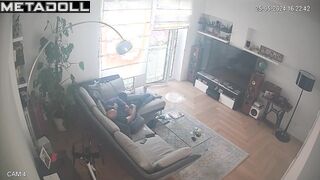My girlfriend's amazing parents fuck wildly in their bed hidden camera