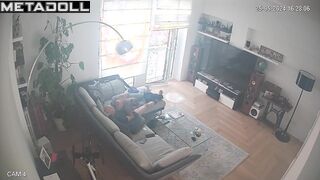 My girlfriend's amazing parents fuck wildly in their bed hidden camera