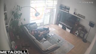 My girlfriend's amazing parents fuck wildly in their bed hidden camera
