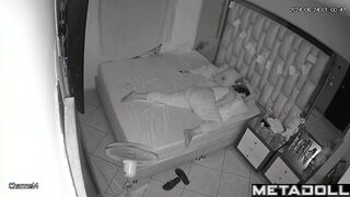 Naughty Polish brunette aunt fingers her pussy while watching big ass porn
