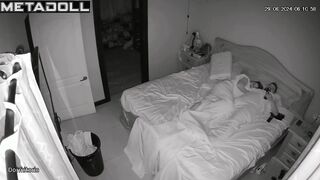 French young lovers fuck brutally hidden IP cam