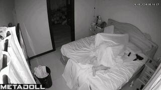 French young lovers fuck brutally hidden IP cam