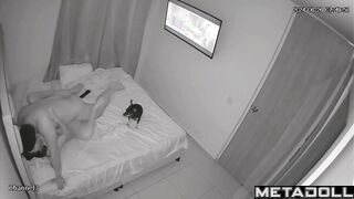Innocent Romanian brunette woman gets fucked while watching porn live HD