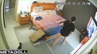 Big tits Italian blonde mom pleases her husband real spy cam