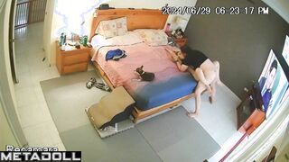 Big tits Italian blonde mom pleases her husband real spy cam