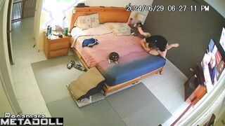 Big tits Italian blonde mom pleases her husband real spy cam